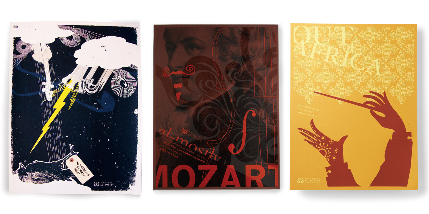 Minnesota Philharmonic Orchestra Mozart and Out of Africa Posters