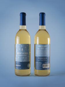 Northern Vineyards Edelweiss Wine Bottle