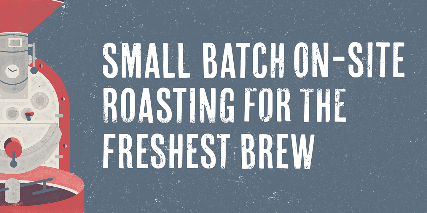 Small Batch On-Site Roasting Graphic