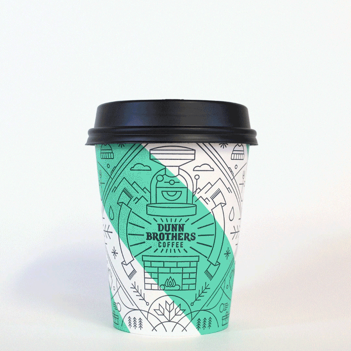 Dunn Brothers Coffee Holiday Cup GIF