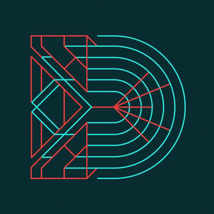 Graphic Design Typography of the Letter D
