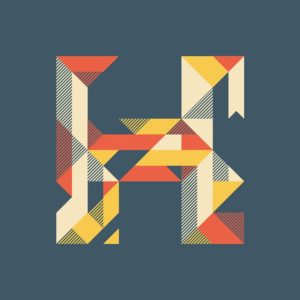 graphic letter H