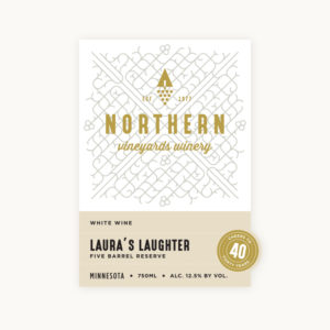 Northern Vineyards Laura's Laughter wine bottle label