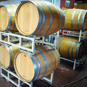 northern vineyards wine barrels